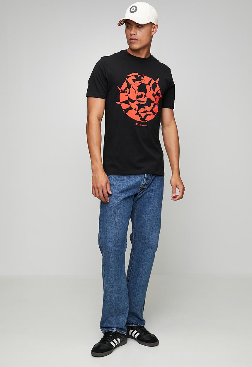 Ben Sherman - Seagull Target Tee Shirt - Black