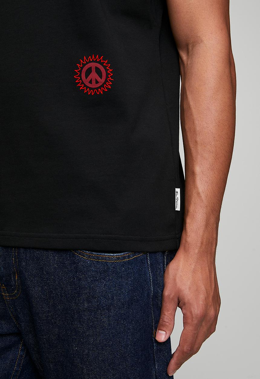 Ben Sherman - Festival Tee Shirt 260Gsm - Black