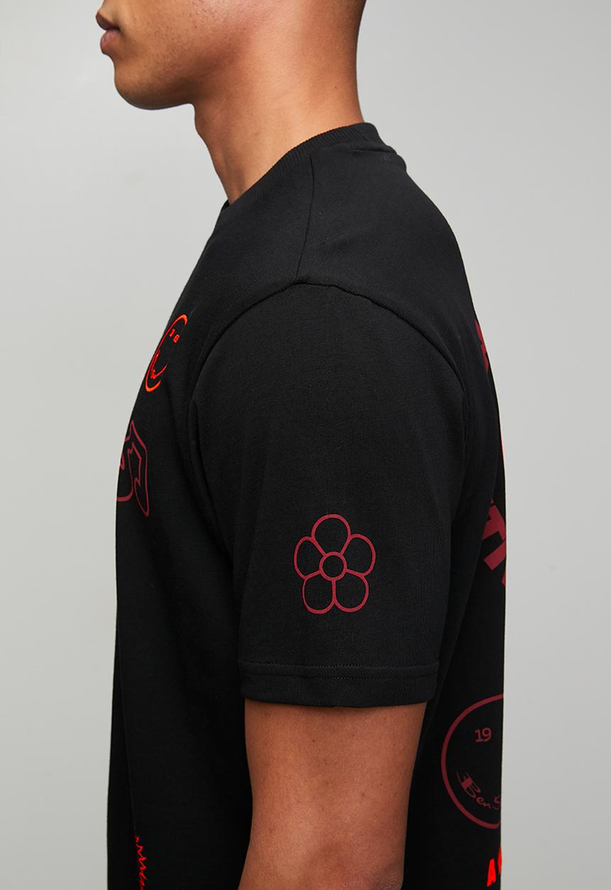 Ben Sherman - Festival Tee Shirt 260Gsm - Black
