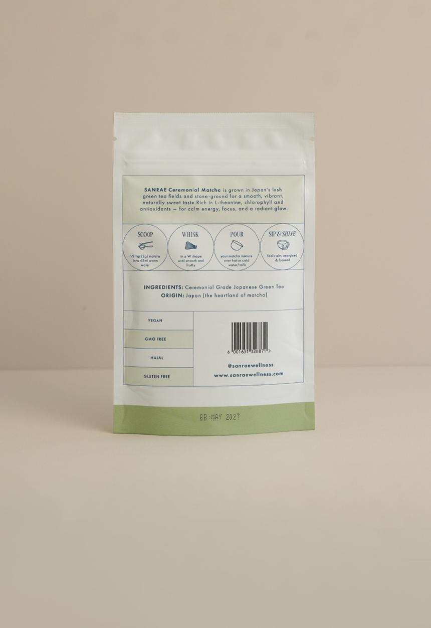 SANRAE™ - Ceremonial Matcha Green Tea Powder - 50g