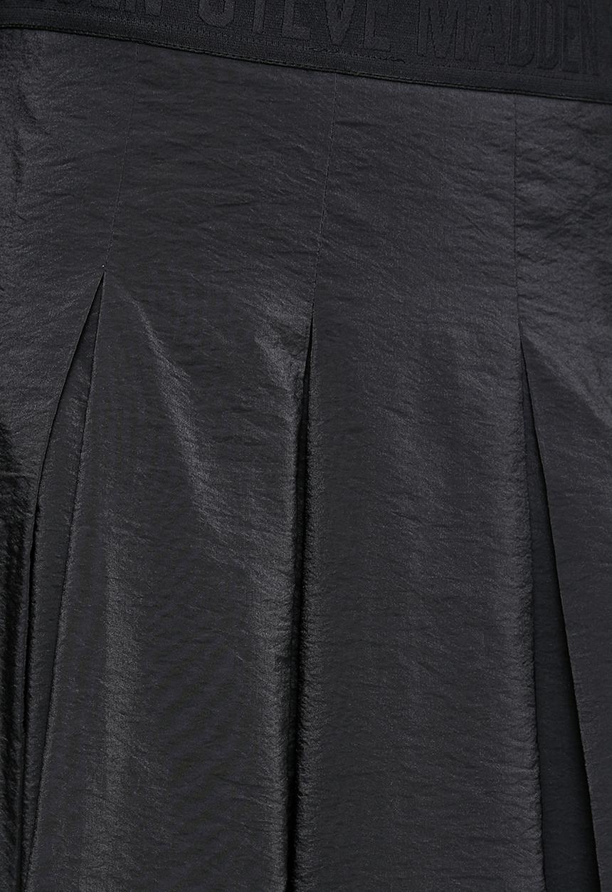 Steve Madden - Ladies peggy pleated midaxi skirt - black