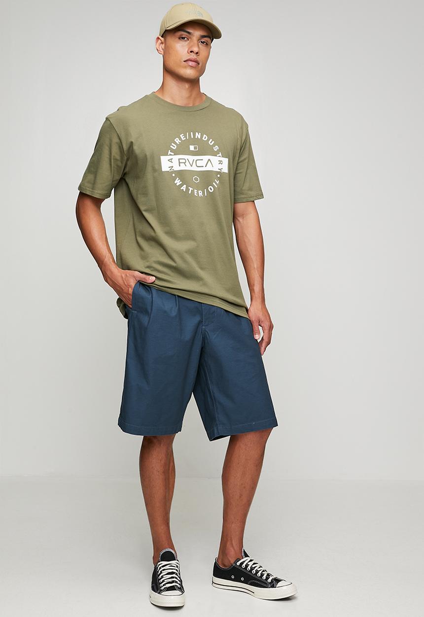 RVCA - Varsity Twill Shorts - Petrol Blue