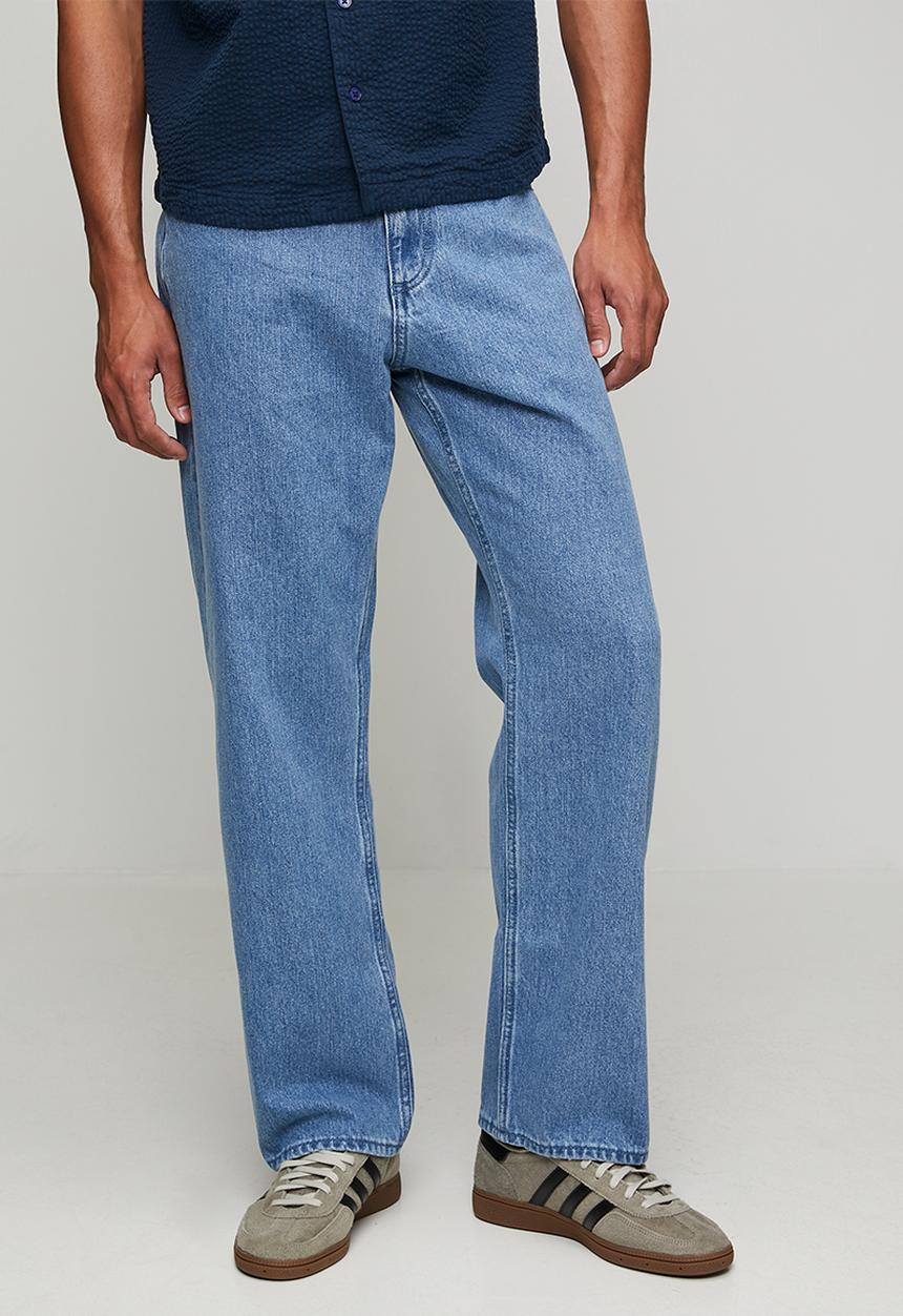 RVCA - Americana Dayshift Loose Denim - Vintage Blue