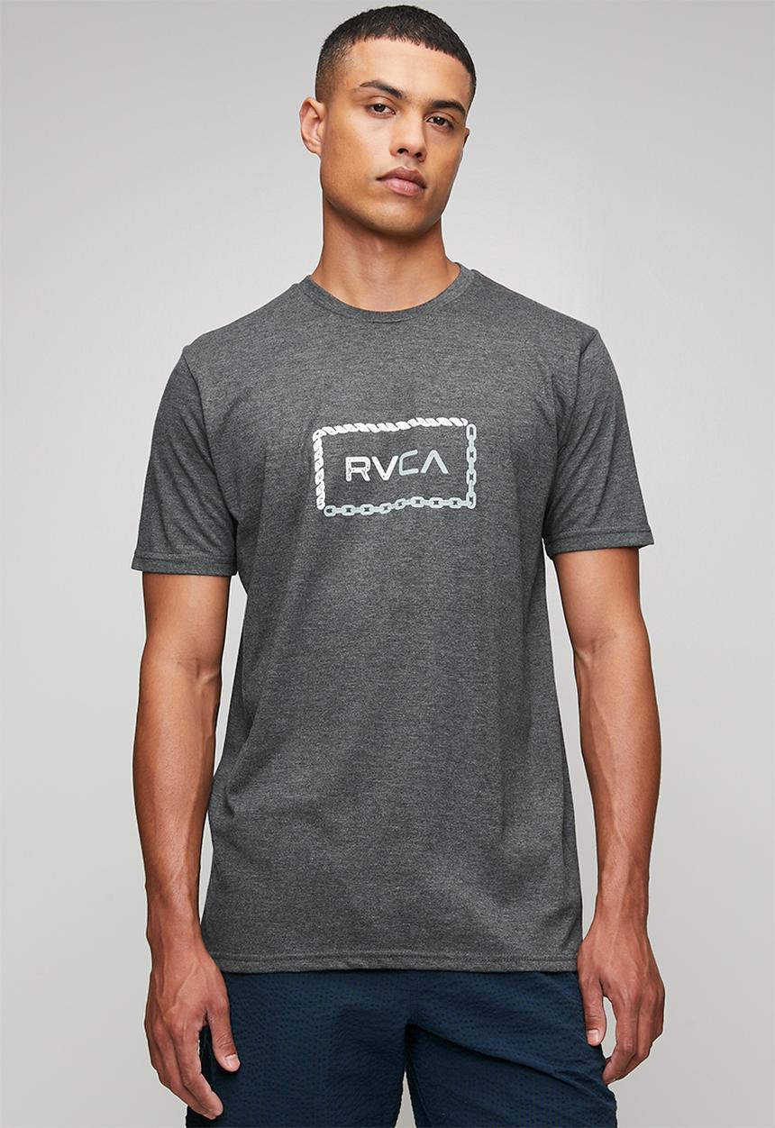RVCA - Bonded Short sleeve Red Stitch - Black