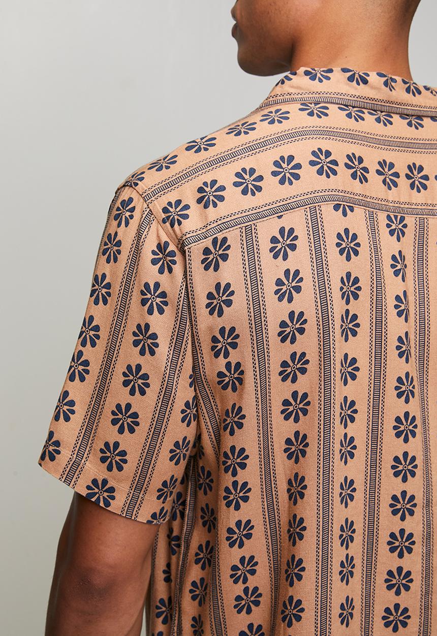 RVCA - Daisied Shirt - Warm Taupe
