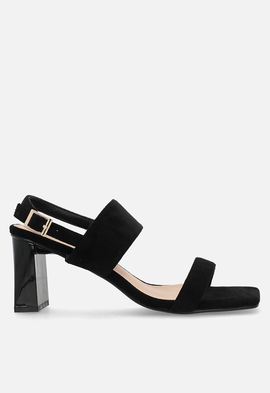 Madison® - Joy open toe slingback - black