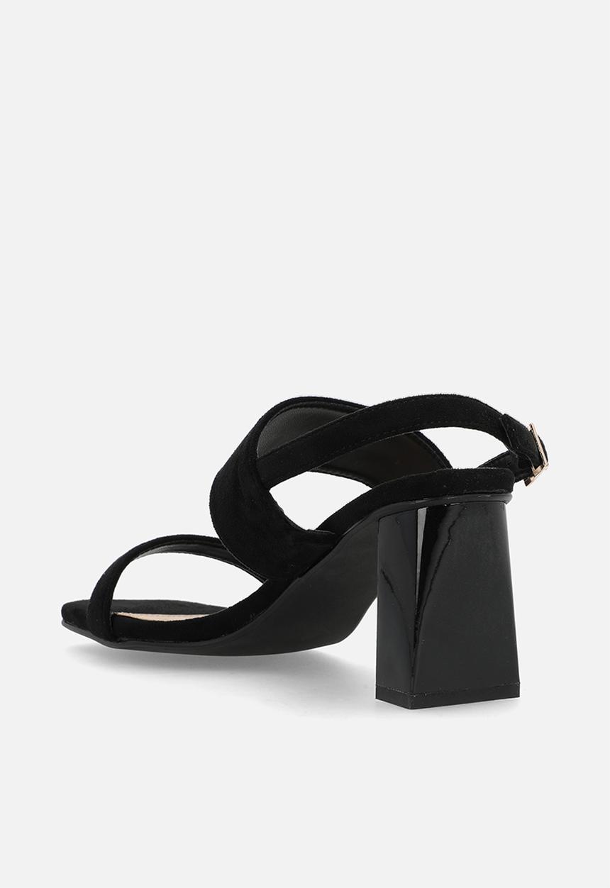 Madison® - Joy open toe slingback - black