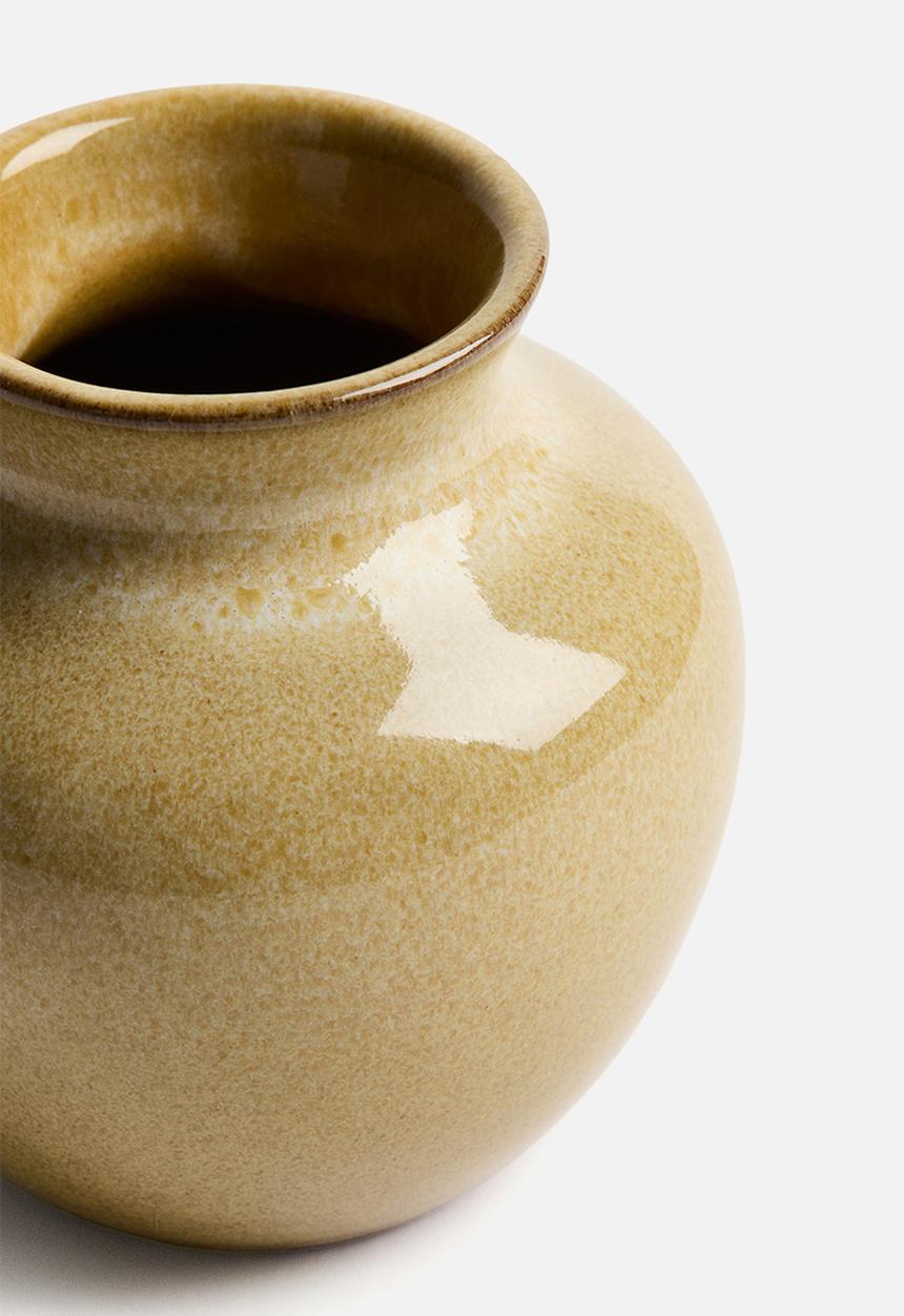 H&M - Mini terracotta vase - beige