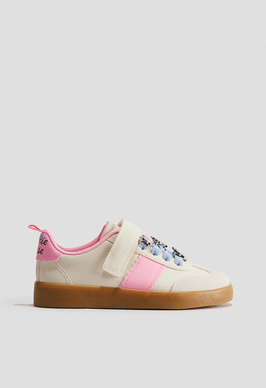 H&M - Motif-detail trainers - white/minnie mouse