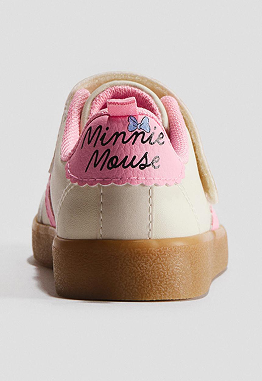 H&M - Motif-detail trainers - white/minnie mouse