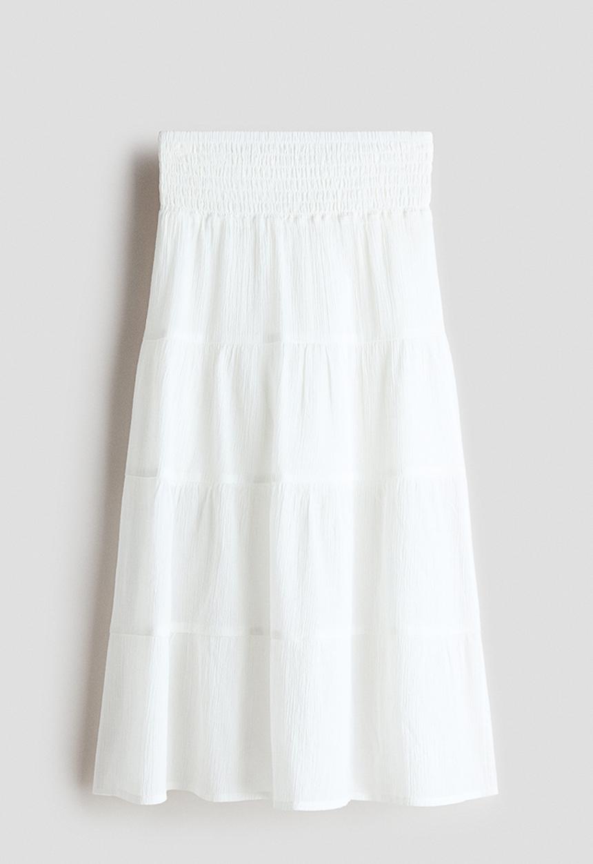 H&M - Tiered skirt - white