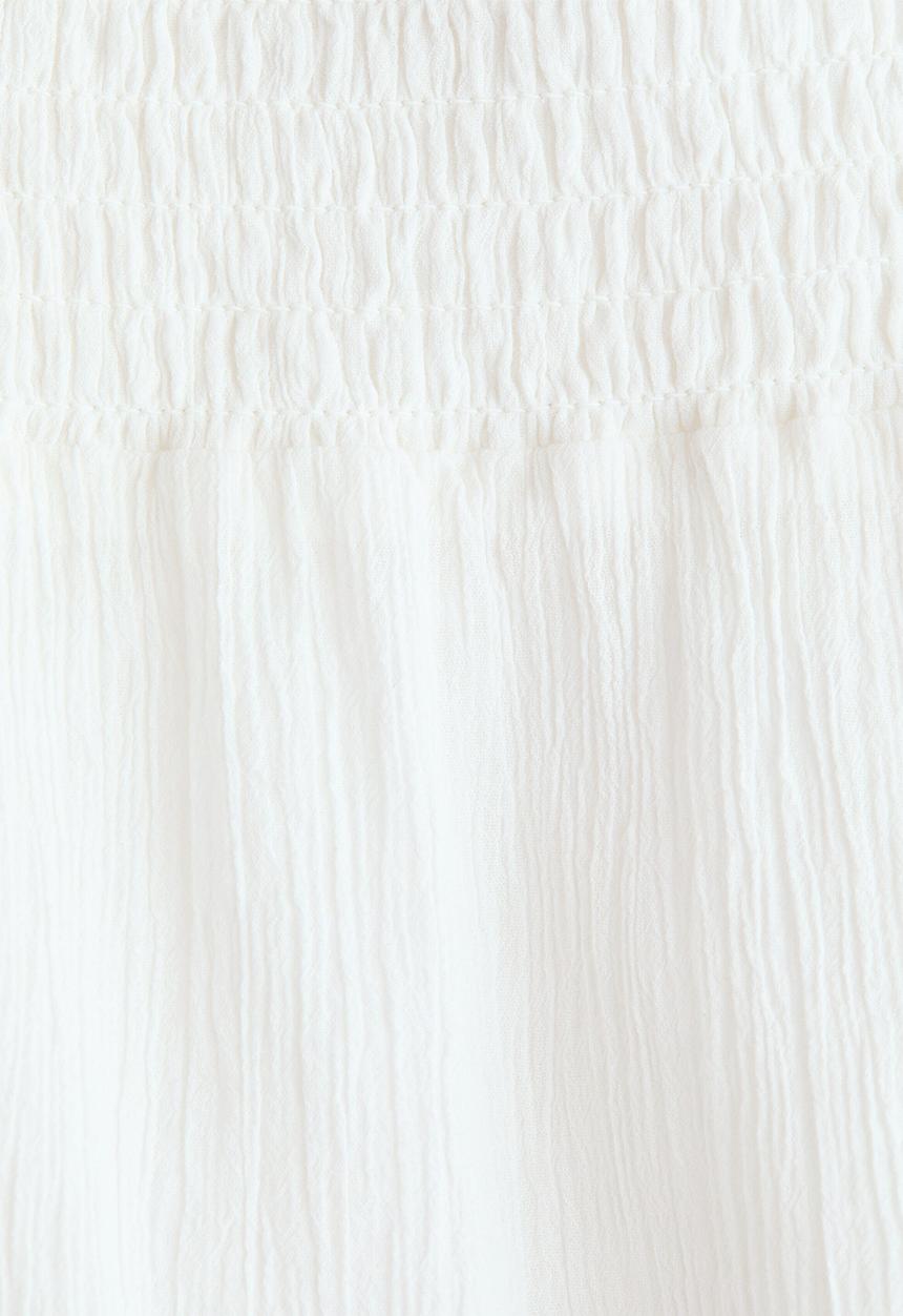 H&M - Tiered skirt - white