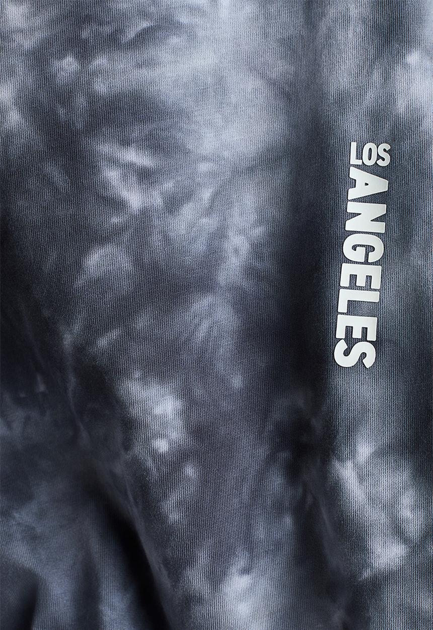 H&M - Loose-fit printed t-shirt - grey/los angeles