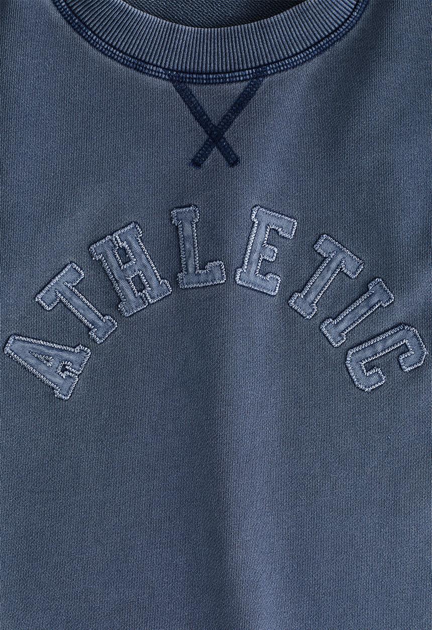 H&M - Motif-detail sweatshirt - dark blue/athletic
