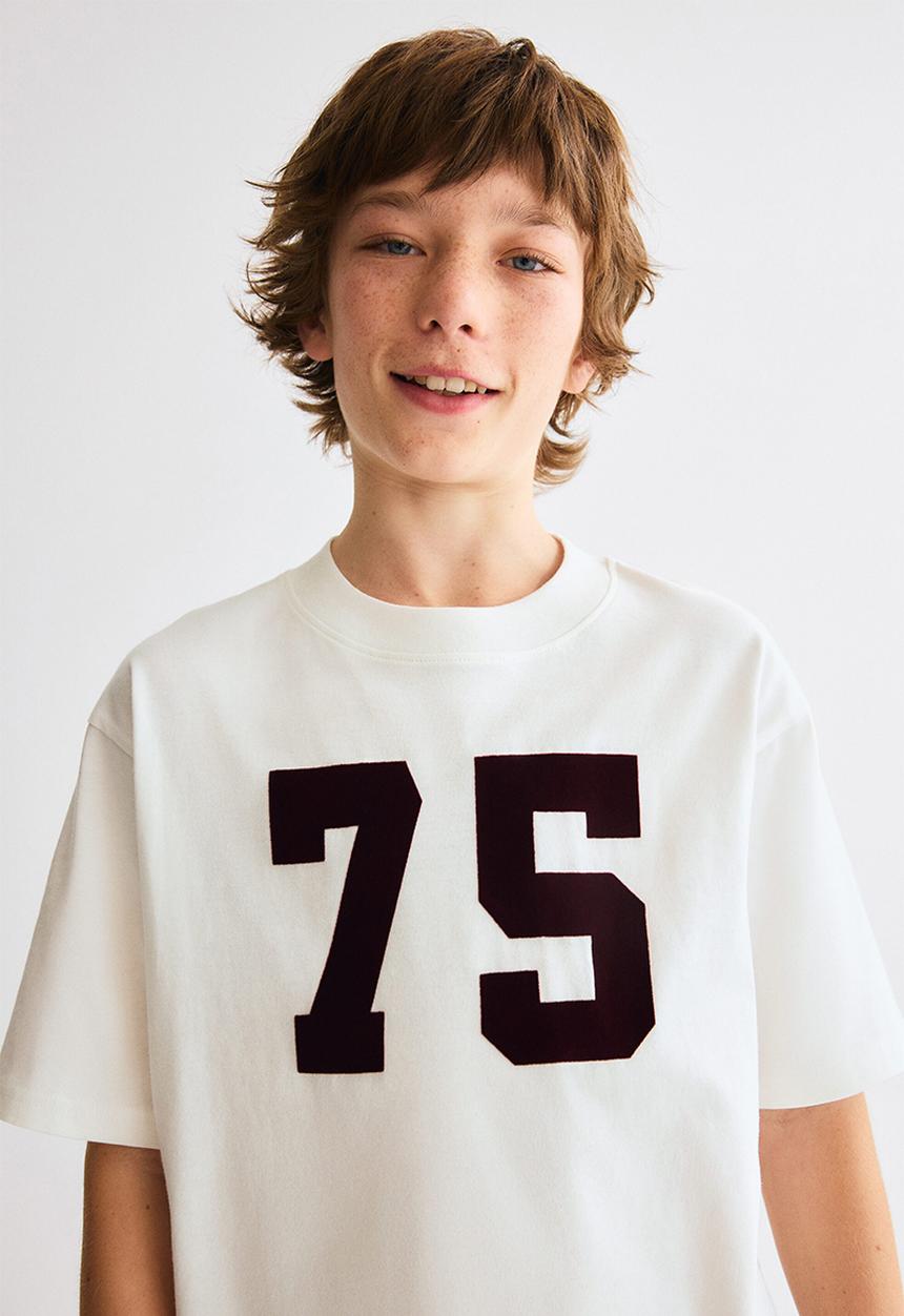H&M - Printed t-shirt - white/75