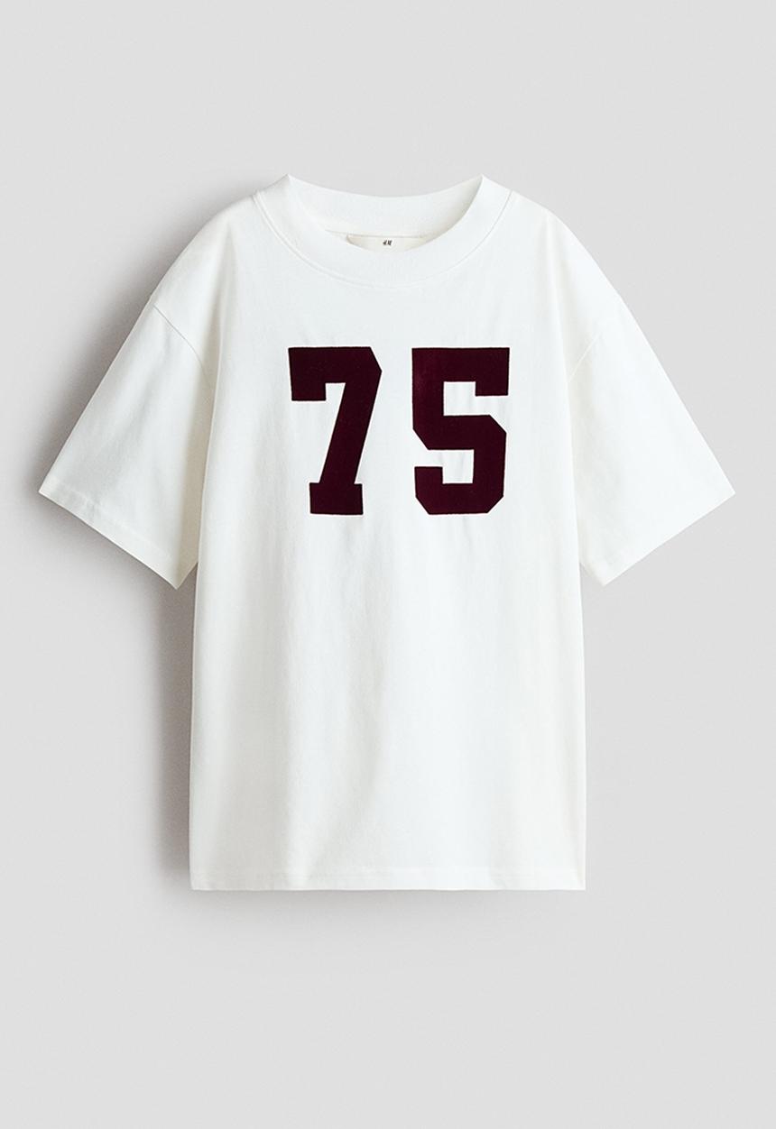 H&M - Printed t-shirt - white/75