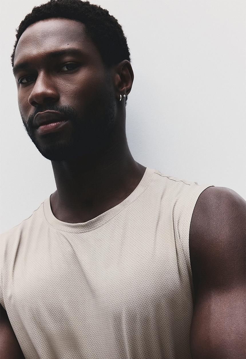 H&M - Regular fit sports vest top with drymove™ - beige