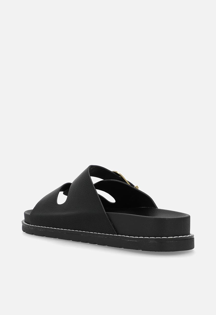 Madison® - Moss two strap slide - black