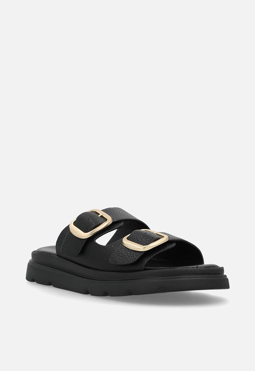 Madison® - Becka two strap slide - black