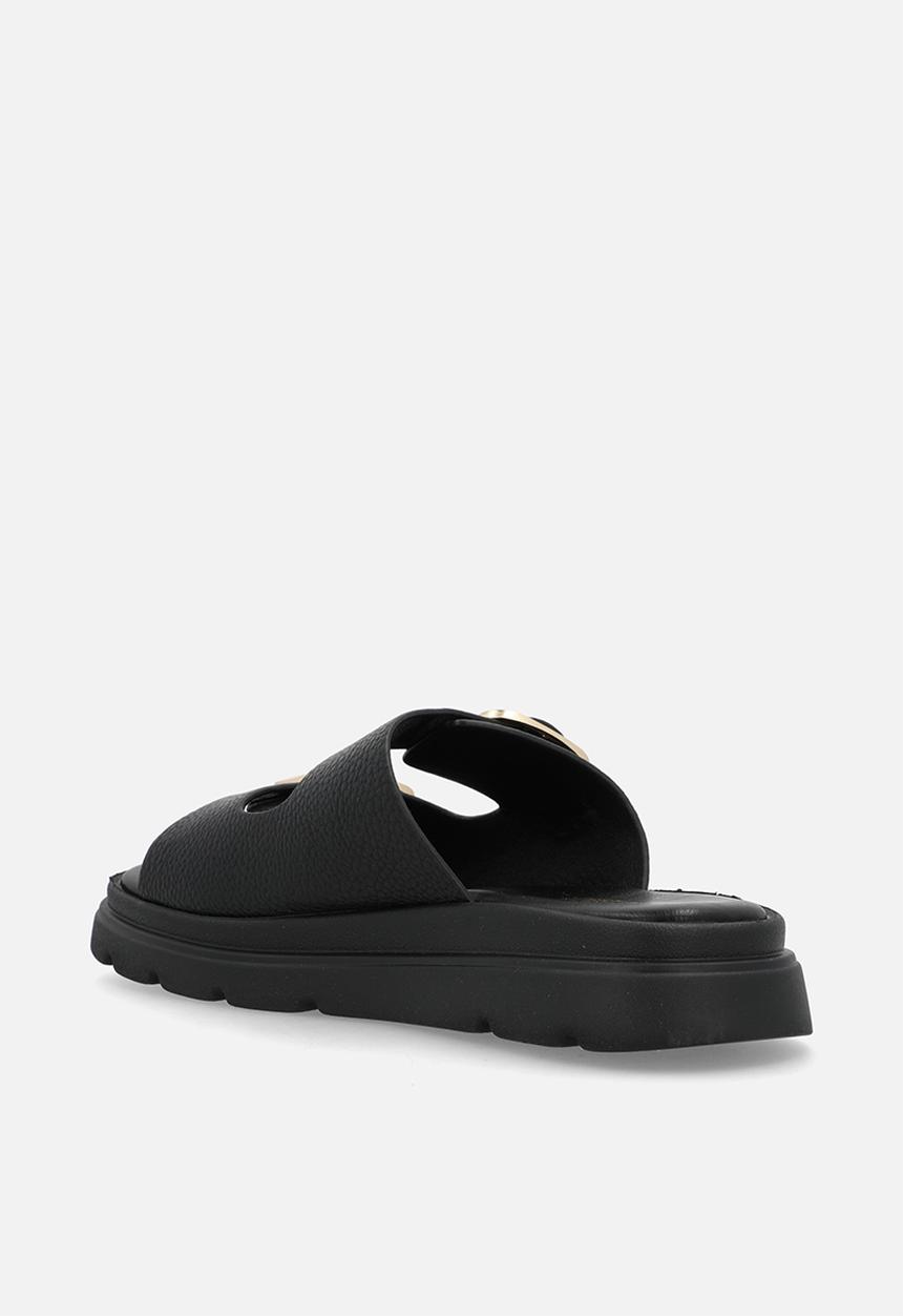 Madison® - Becka two strap slide - black