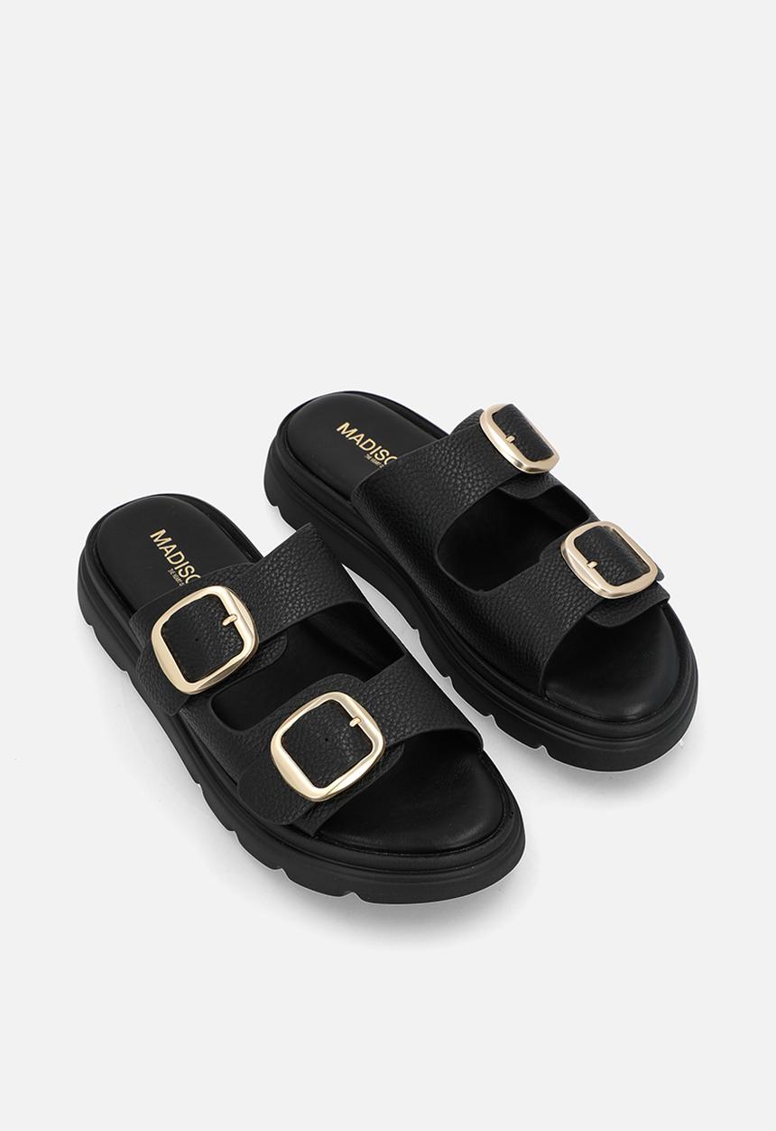 Madison® - Becka two strap slide - black