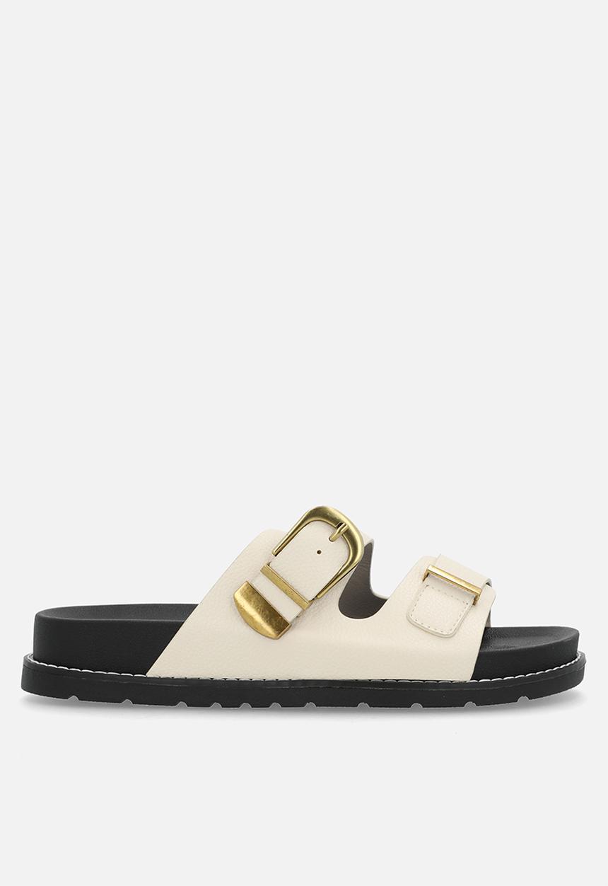 Madison® - Moss two strap slide - off white