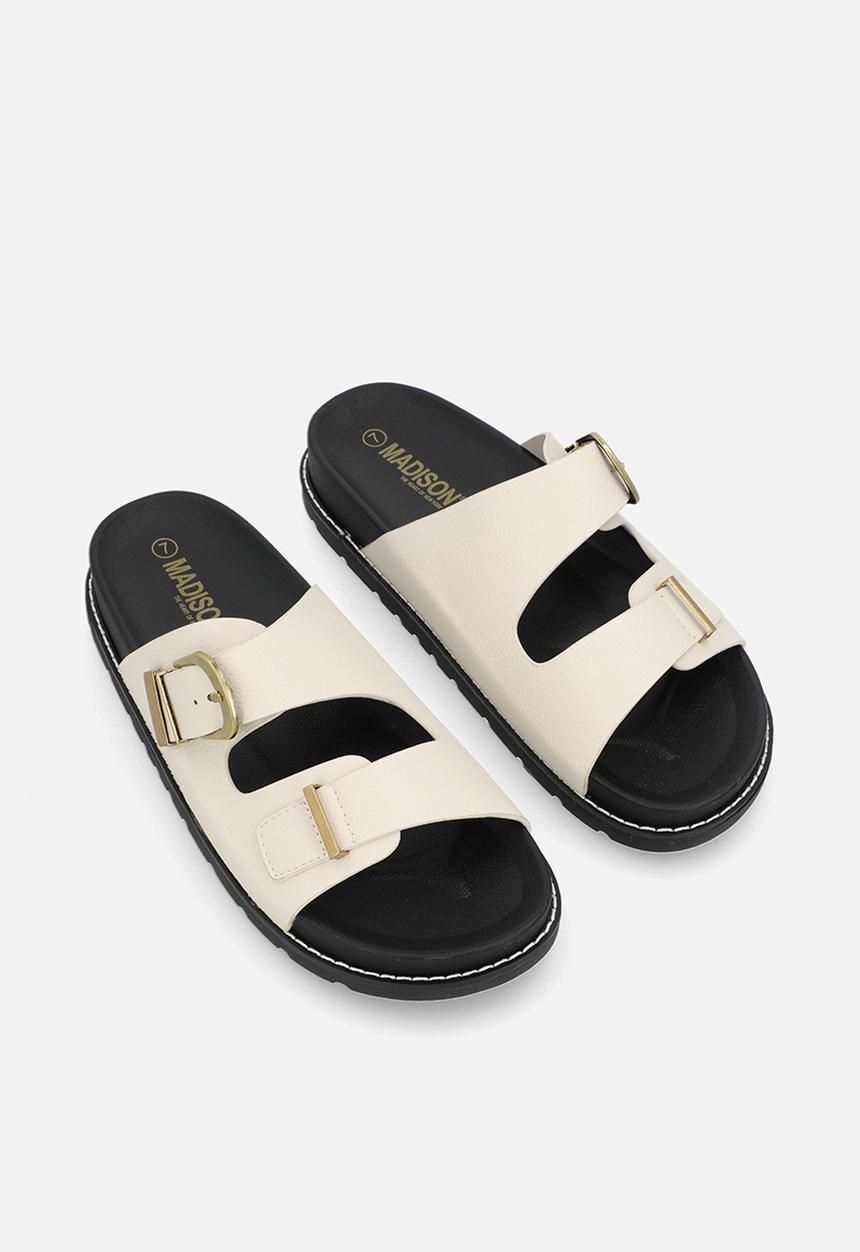 Madison® - Moss two strap slide - off white