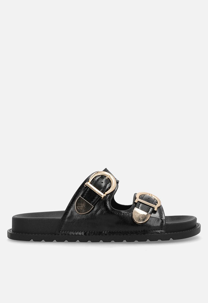 Madison® - Barbara two strap slide - black