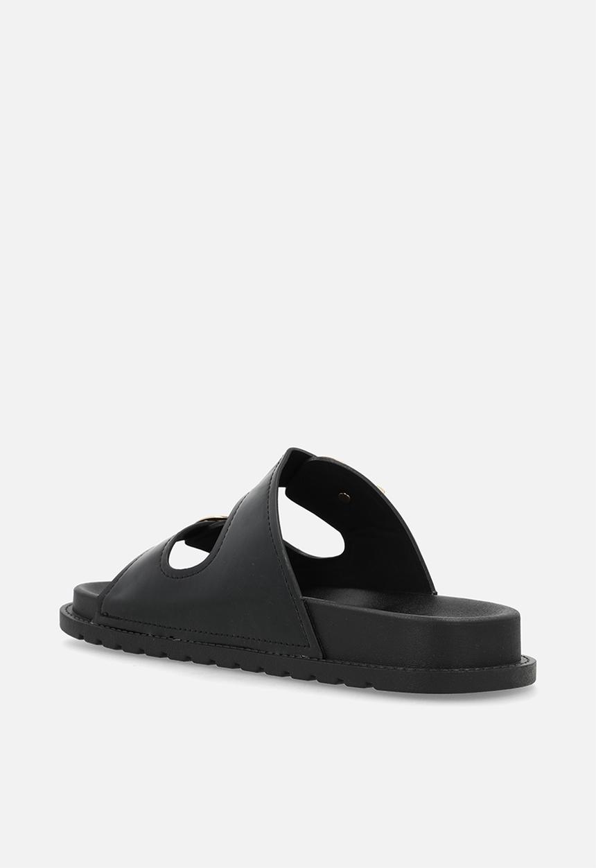 Madison® - Barbara two strap slide - black