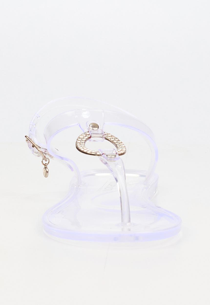 Viabeach - Birdy 1 diamante trim jelly sandal - clear