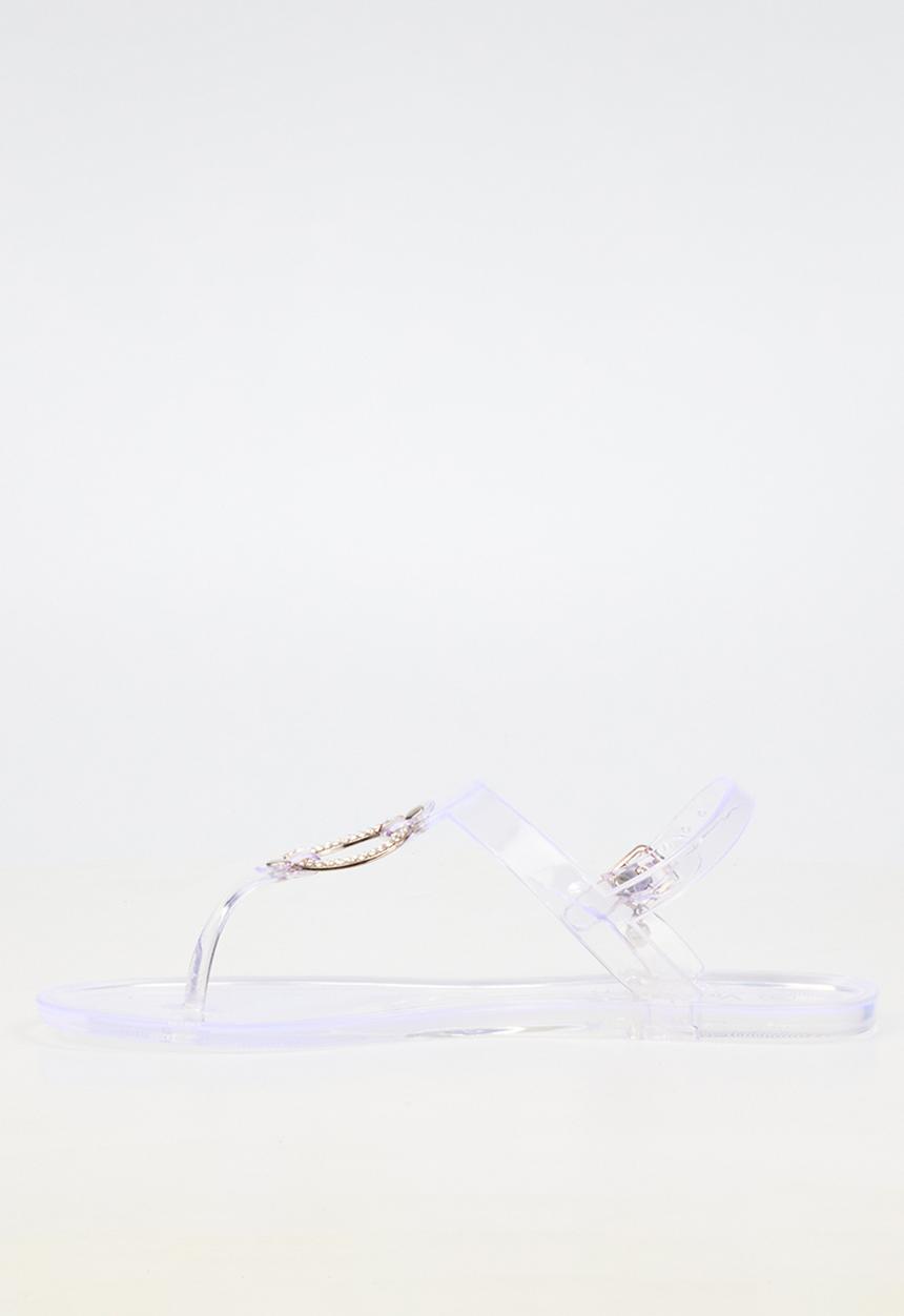 Viabeach - Birdy 1 diamante trim jelly sandal - clear