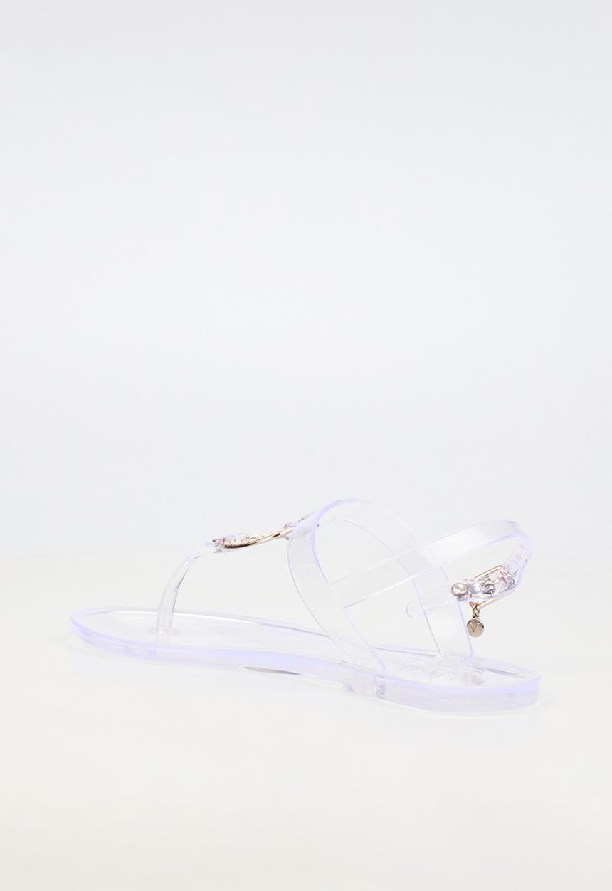 Viabeach - Birdy 1 diamante trim jelly sandal - clear