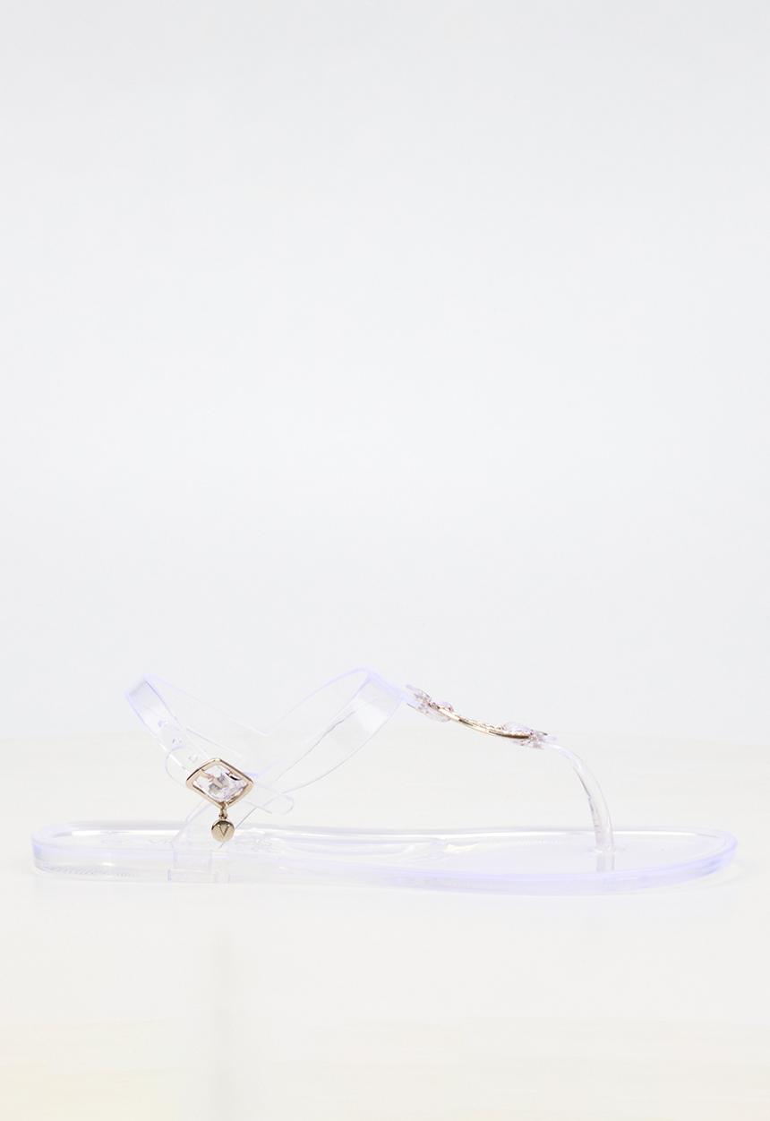 Viabeach - Birdy 1 diamante trim jelly sandal - clear