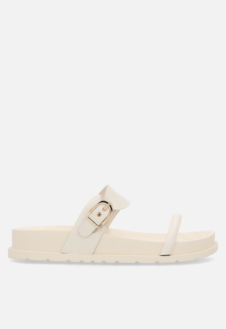 Madison® - Lily two strap slide - off white