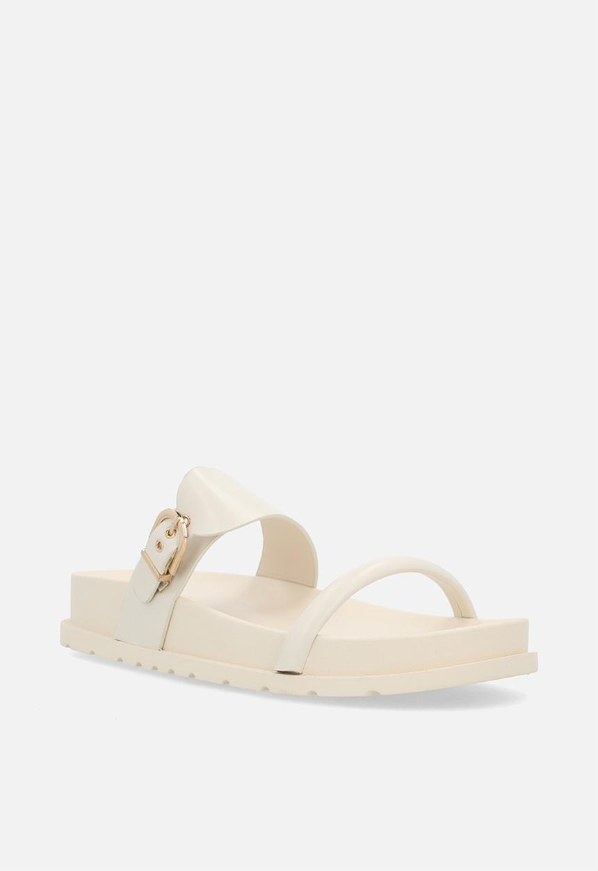 Madison® - Lily two strap slide - off white