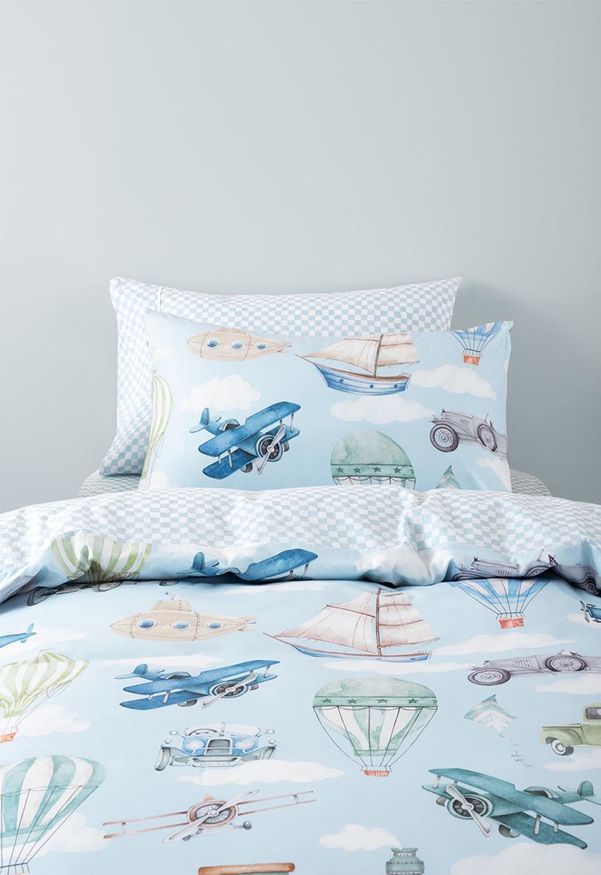 Linen House - Jetset Journey Duvet Cover Set - Blue
