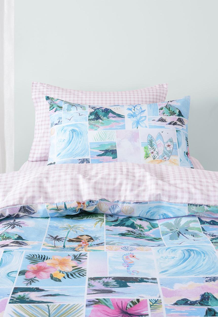 Linen House - Palm Paradise Duvet Cover Set - Multi
