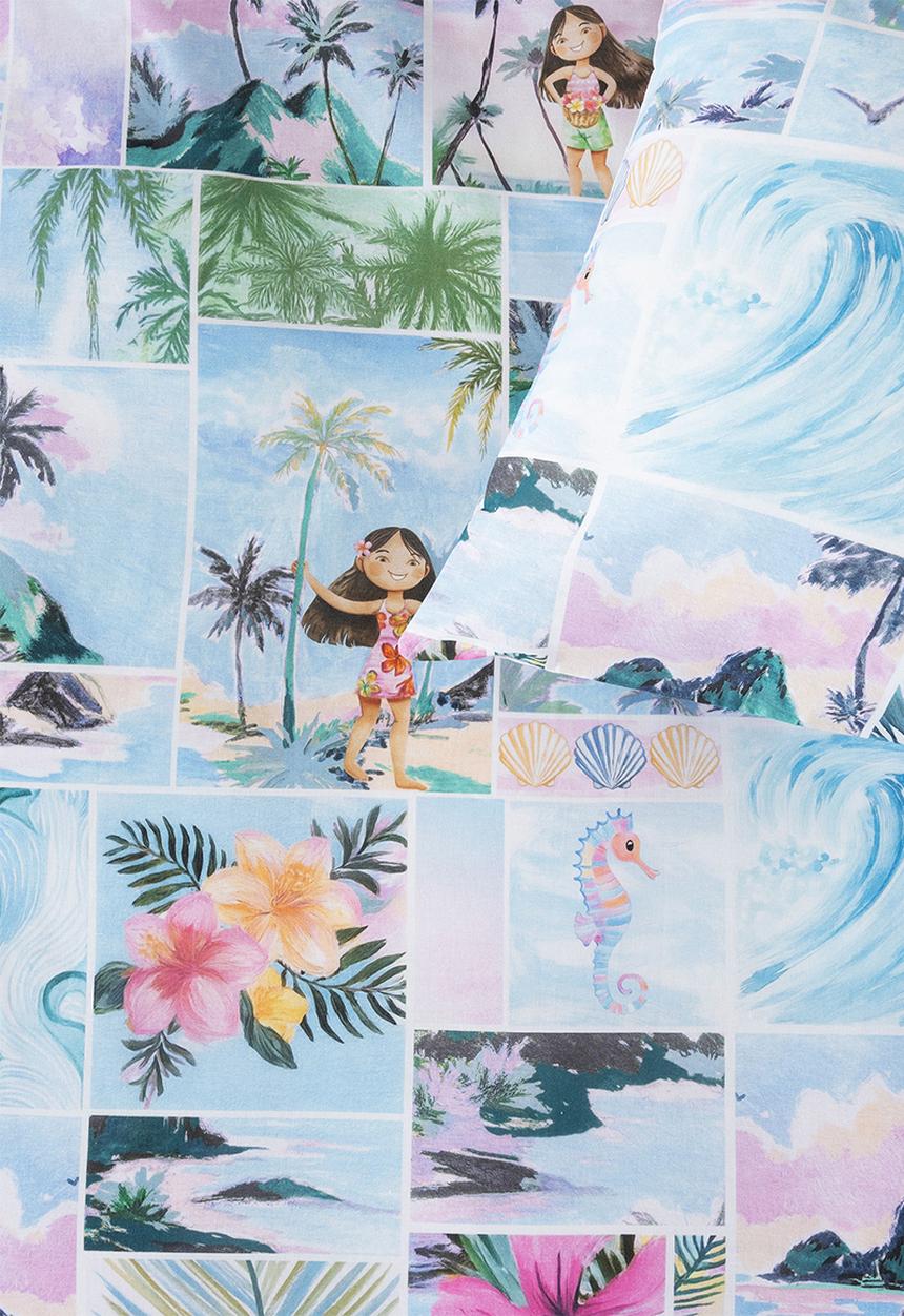 Linen House - Palm Paradise Duvet Cover Set - Multi