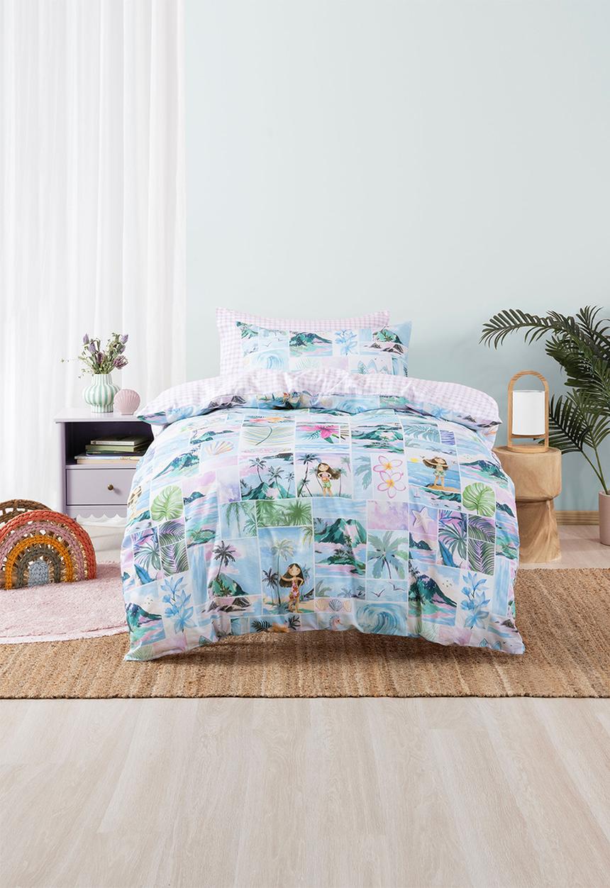 Linen House - Palm Paradise Duvet Cover Set - Multi
