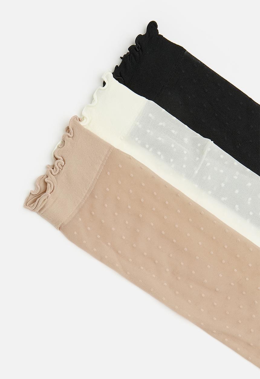 Tessa Design - 3 Pack polka dot sheet socks-multi