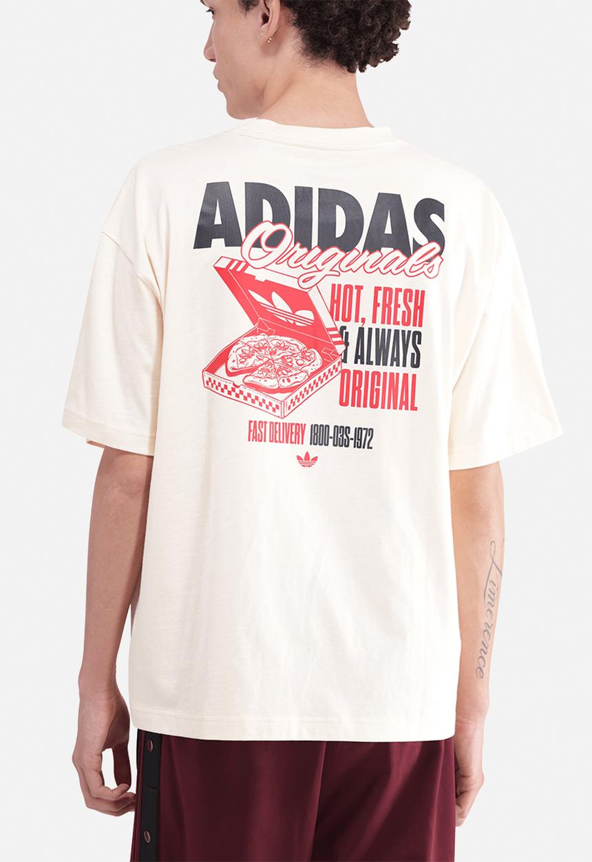 adidas Originals - Pizza Box Tee - Warm Vanilla