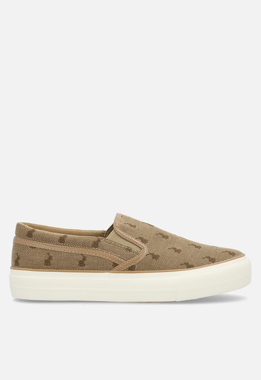POLO - Jacquard platform slip on - stone