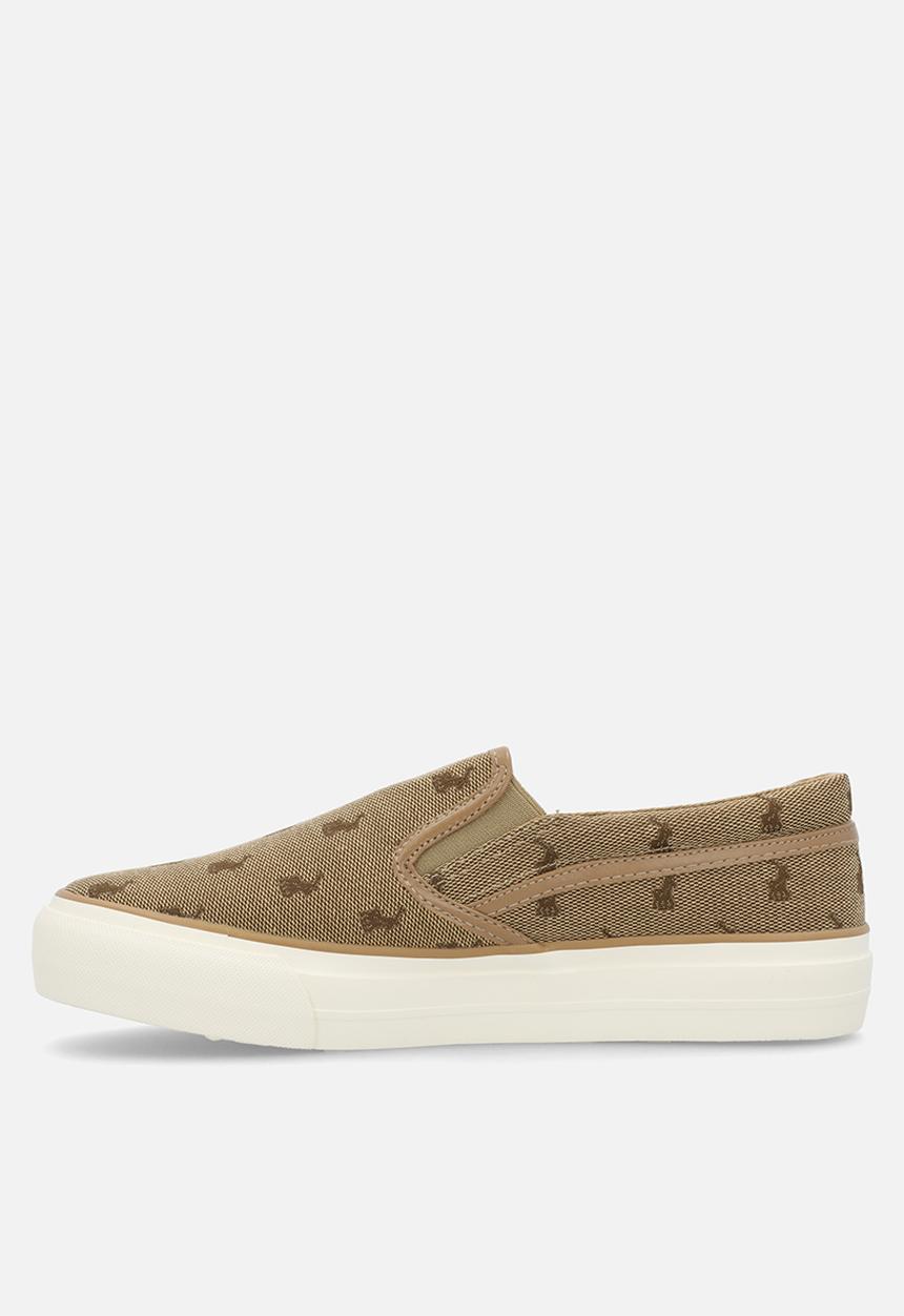POLO - Jacquard platform slip on - stone