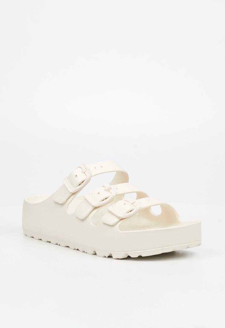 Viabeach - Myla 1 triple buckle sandal - beige
