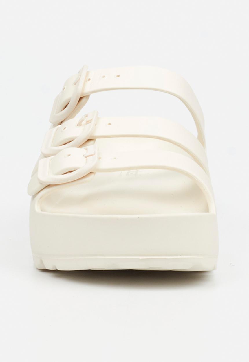 Viabeach - Myla 1 triple buckle sandal - beige