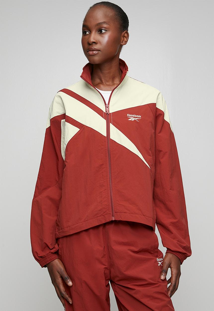 Reebok - Women's Icon Open Hem Tracktop - Heritage Red/Linen