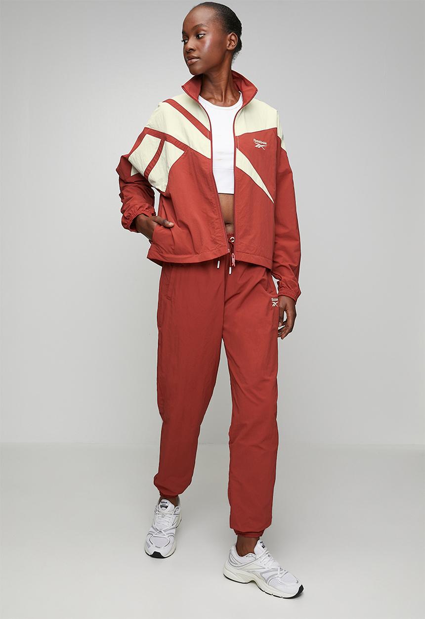 Reebok - Women's Icon Open Hem Tracktop - Heritage Red/Linen