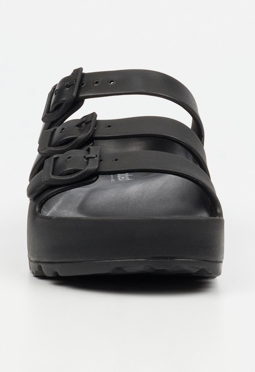 Viabeach - Myla 1 triple buckle sandal - black