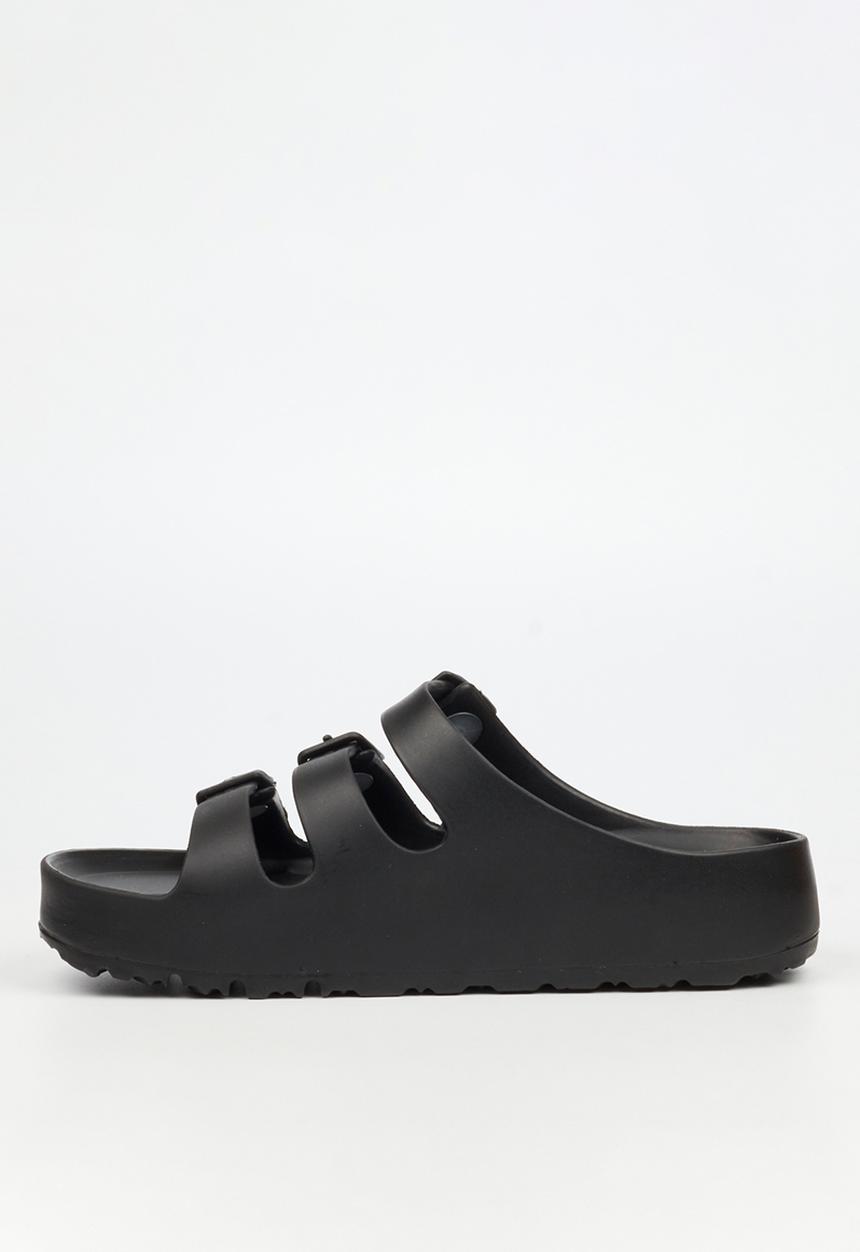Viabeach - Myla 1 triple buckle sandal - black