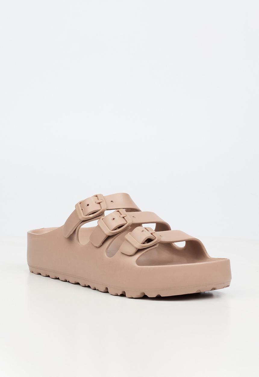 Viabeach - Myla 1 triple buckle sandal - natural